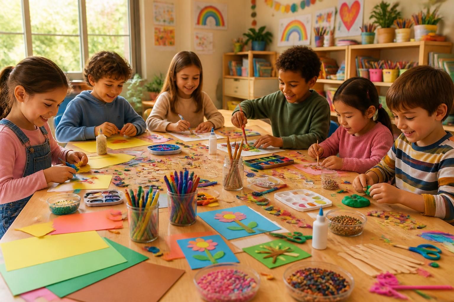 découvrez 12 idées d'activités manuelles simples et amusantes pour occuper les enfants de 6 à 10 ans tout en développant leur créativité.