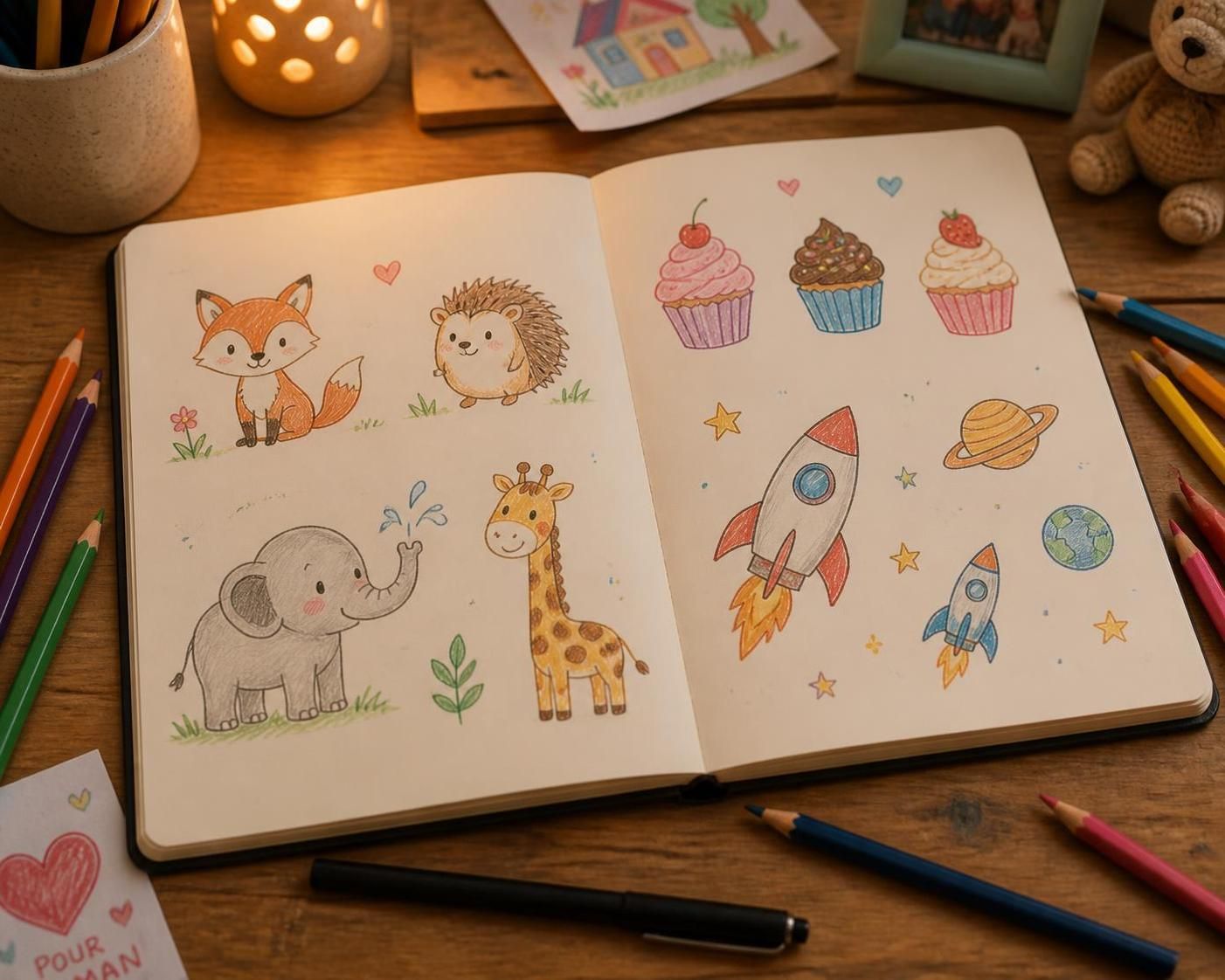découvrez 50 idées de dessin faciles et originales à réaliser sur papier, parfaites pour tous les niveaux et pour stimuler votre créativité.