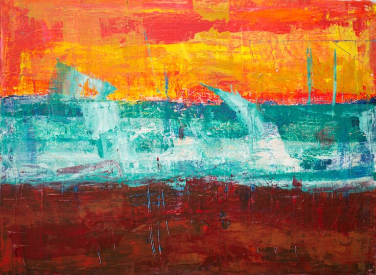 50 idées de peinture facile — peinture acrylique facile paysages débutants