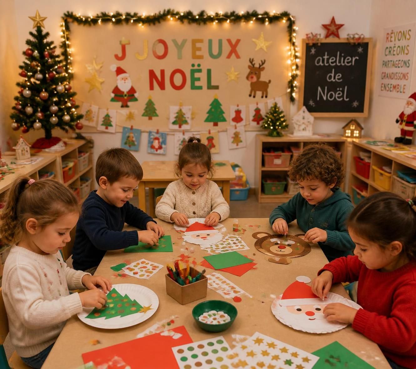 découvrez des idées d'activités manuelles faciles pour noël, adaptées aux enfants de maternelle, primaire et aux adultes, pour des moments créatifs en famille.