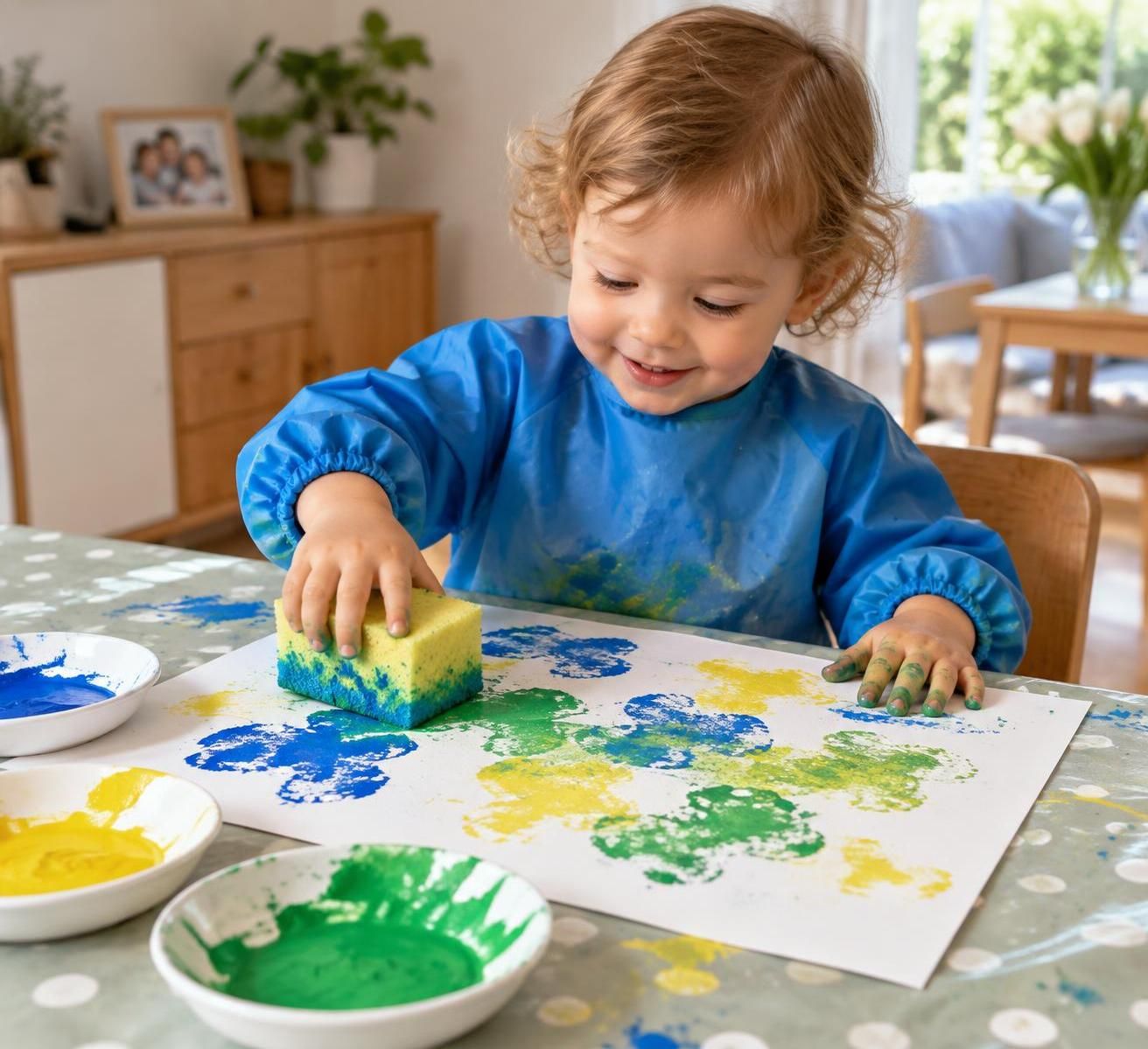 découvrez des idées de peinture faciles dès 2 ans, ainsi que des kits et coffrets non toxiques pour éveiller la créativité des tout-petits en toute sécurité.