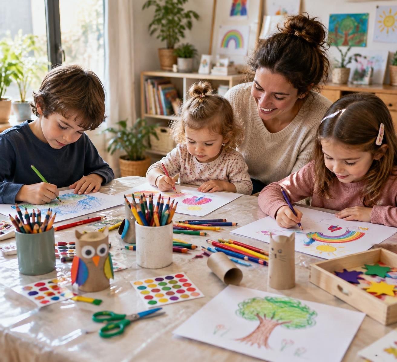découvrez des activités manuelles autour du dessin : des idées faciles, créatives et amusantes pour stimuler l’imagination des enfants.