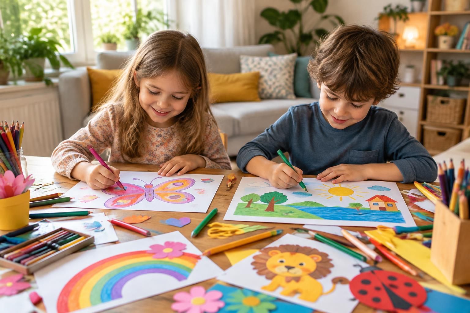découvrez des activités manuelles autour du dessin, faciles et créatives, pour éveiller l’imagination des enfants et partager de beaux moments en famille.