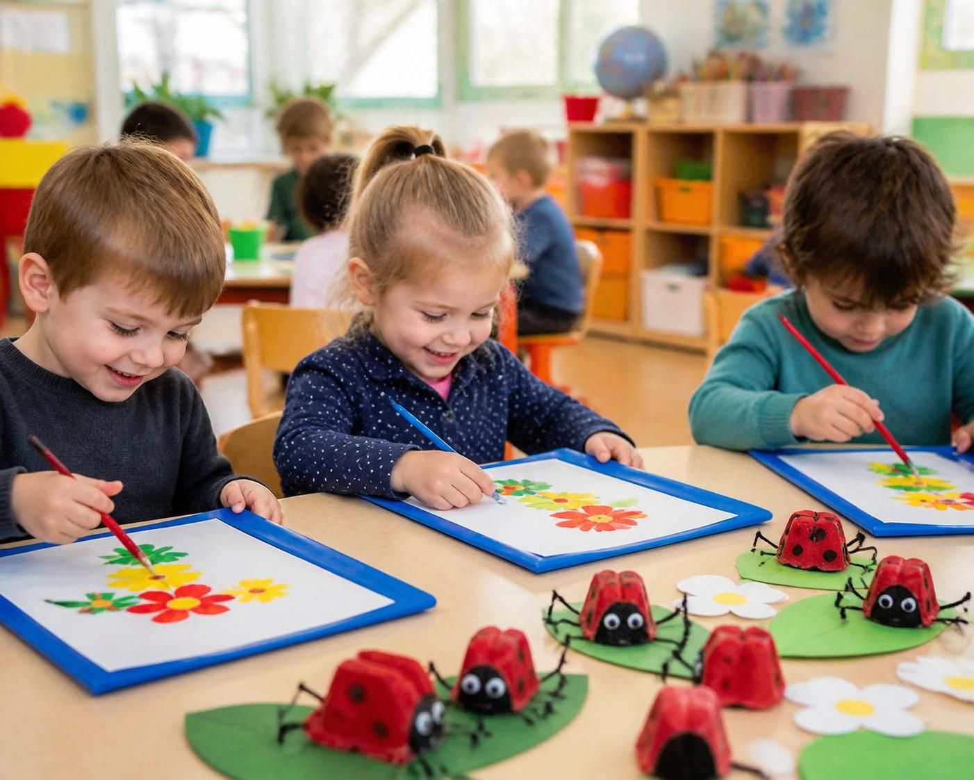 découvrez 50 idées d'activités manuelles faciles pour les enfants en maternelle, adaptées par saison et par âge pour stimuler leur créativité tout au long de l'année.