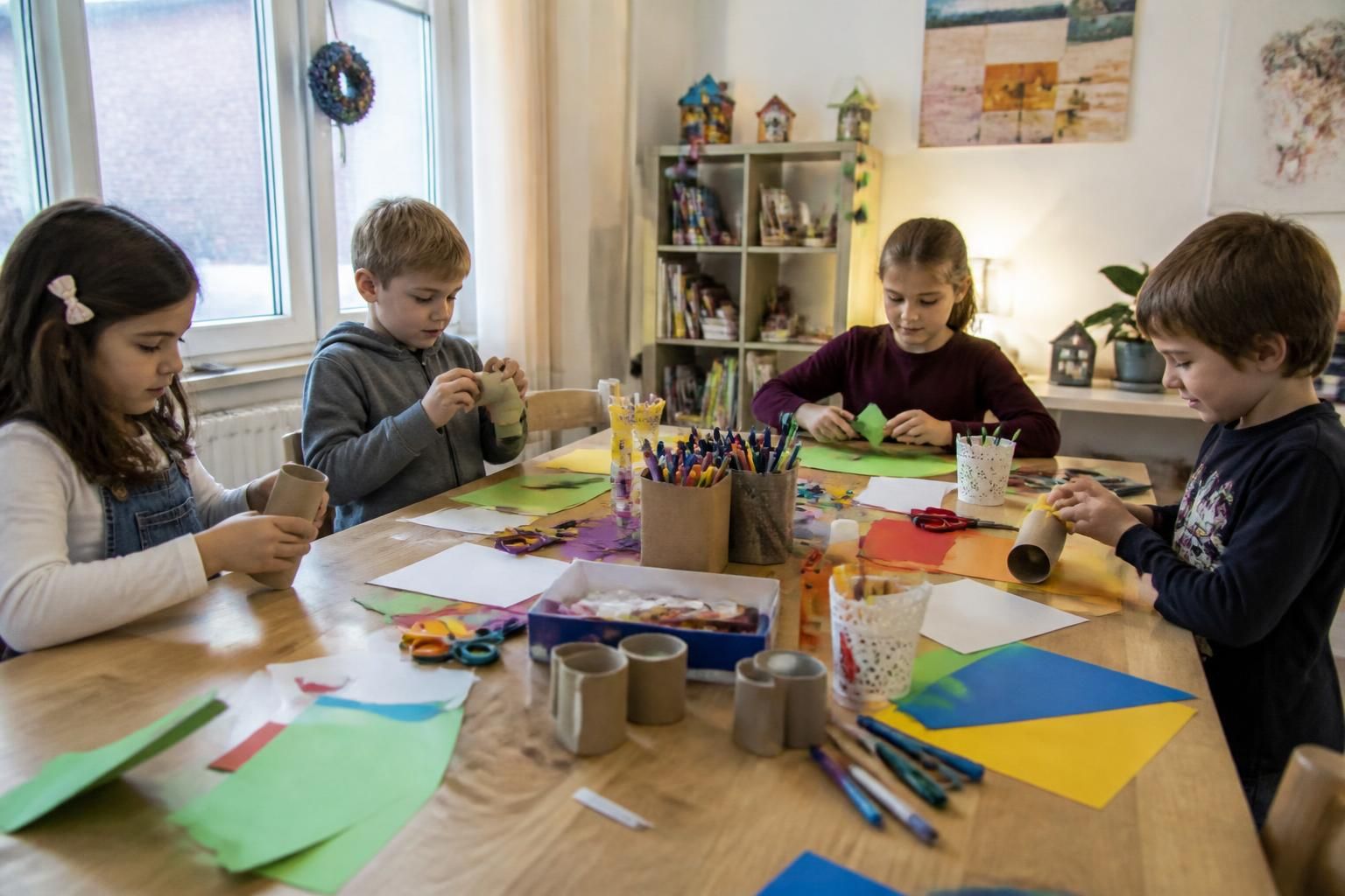 découvrez 50 idées d'activités manuelles simples et rapides à réaliser avec les enfants, parfaites pour stimuler leur créativité tout en passant un bon moment en famille.