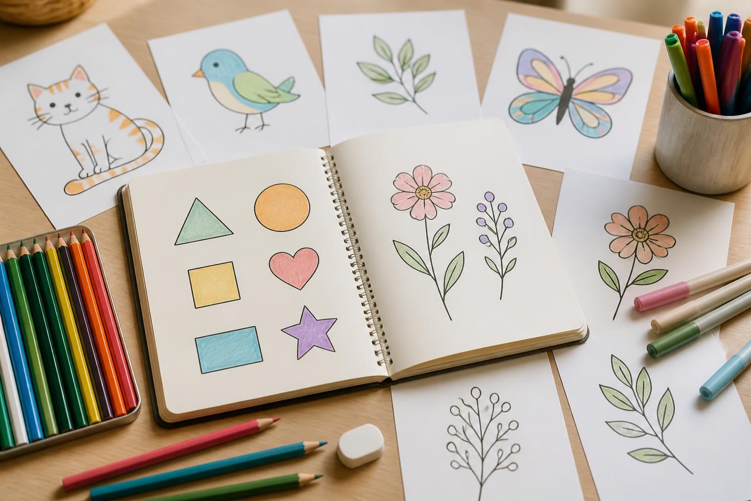 découvrez des beaux dessins faciles à faire, parfaits pour reproduire, colorier ou dessiner. idées simples et créatives pour tous niveaux, idéal pour s'amuser et développer son talent artistique.