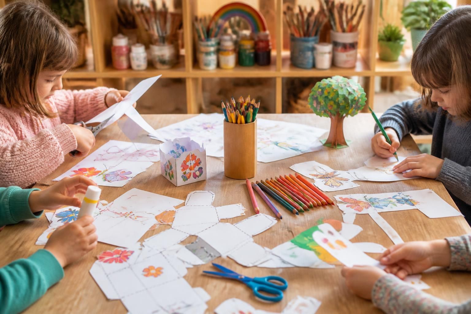 téléchargez gratuitement des gabarits et fiches d'activités de bricolage à imprimer, idéaux pour divertir et développer la créativité des enfants.