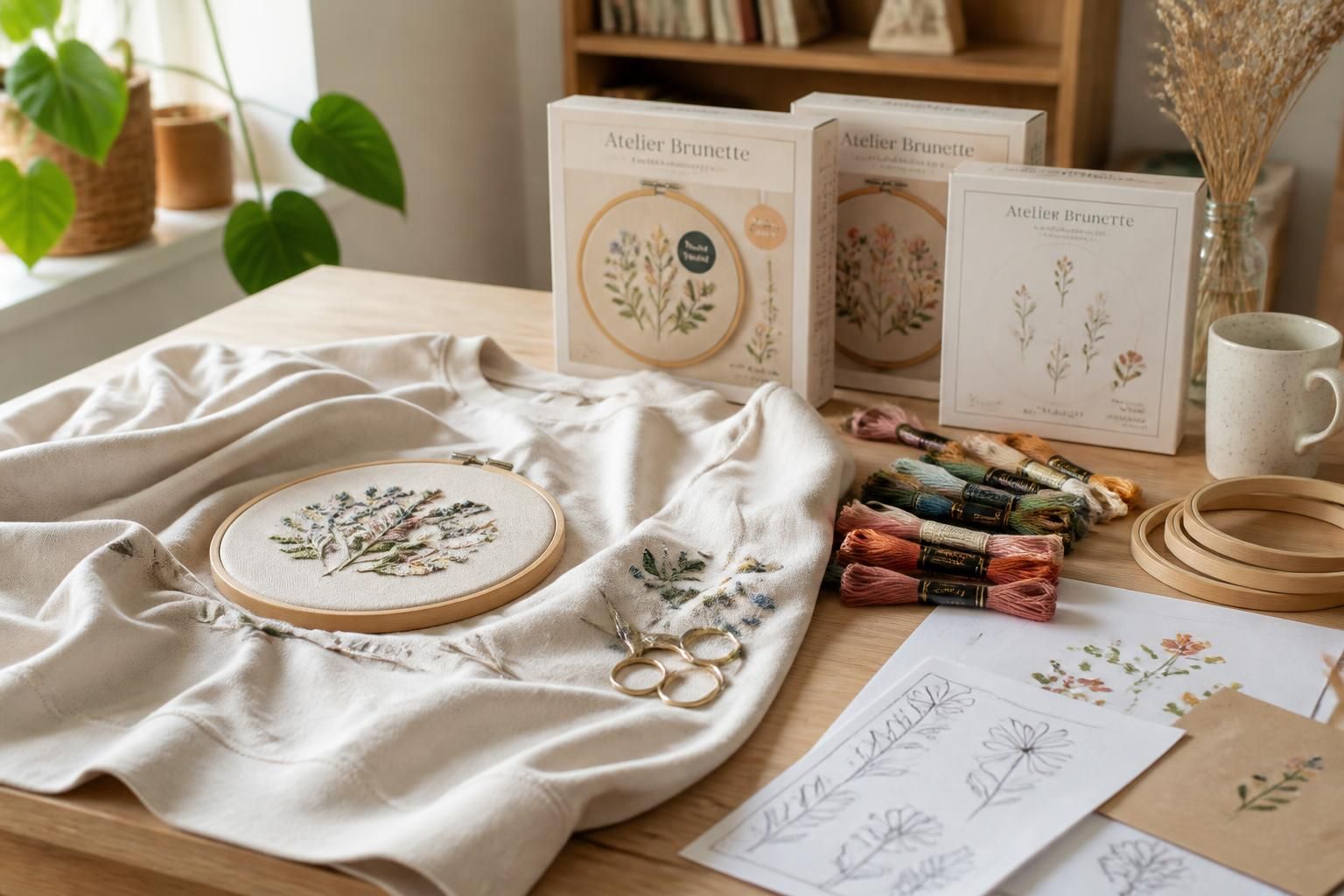 découvrez nos tutos diy, kits complets et modèles pour apprendre la broderie sur vêtement et personnaliser vos habits avec créativité.