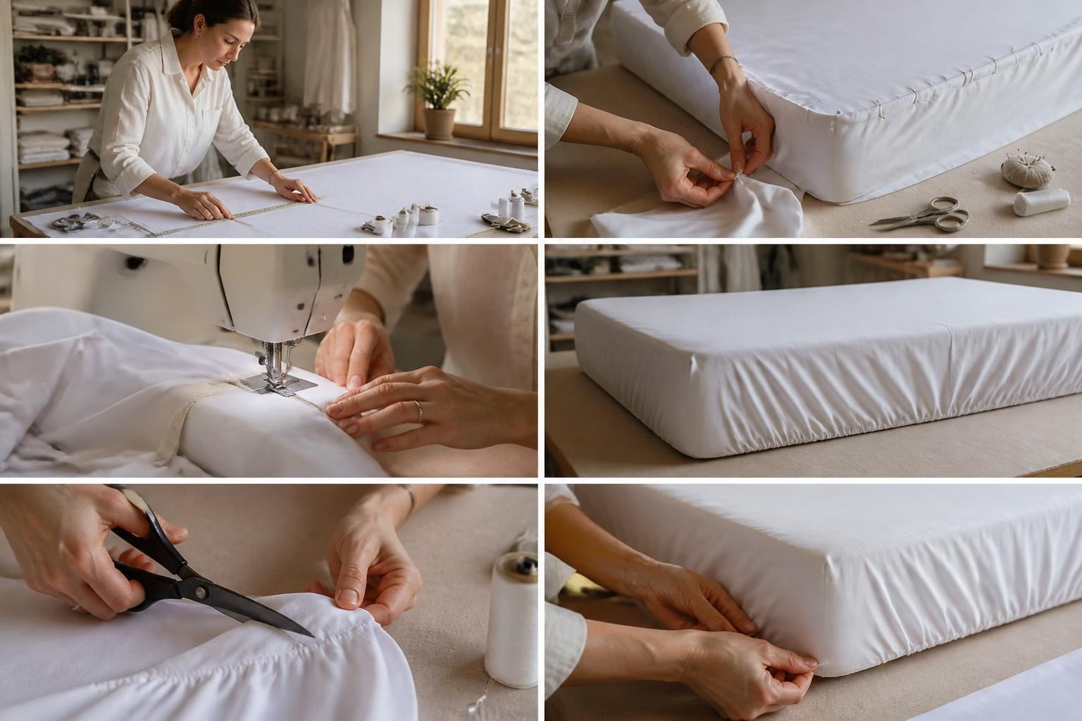 apprenez à coudre un drap housse sur mesure grâce à notre tutoriel détaillé étape par étape, idéal pour un lit parfaitement adapté.