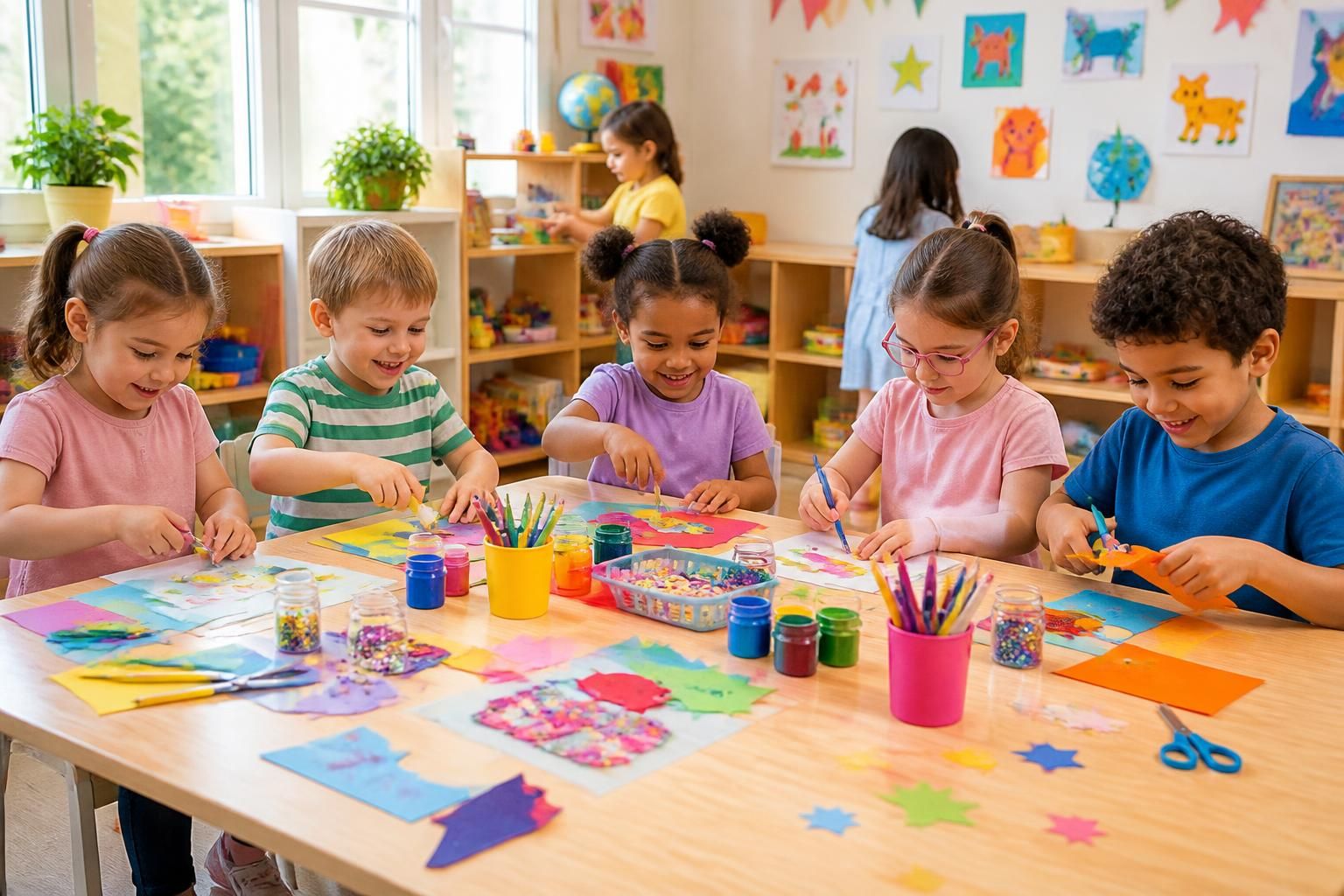 découvrez des activités manuelles gratuites et ludiques à réaliser en maternelle pour stimuler la créativité et la motricité des tout-petits.