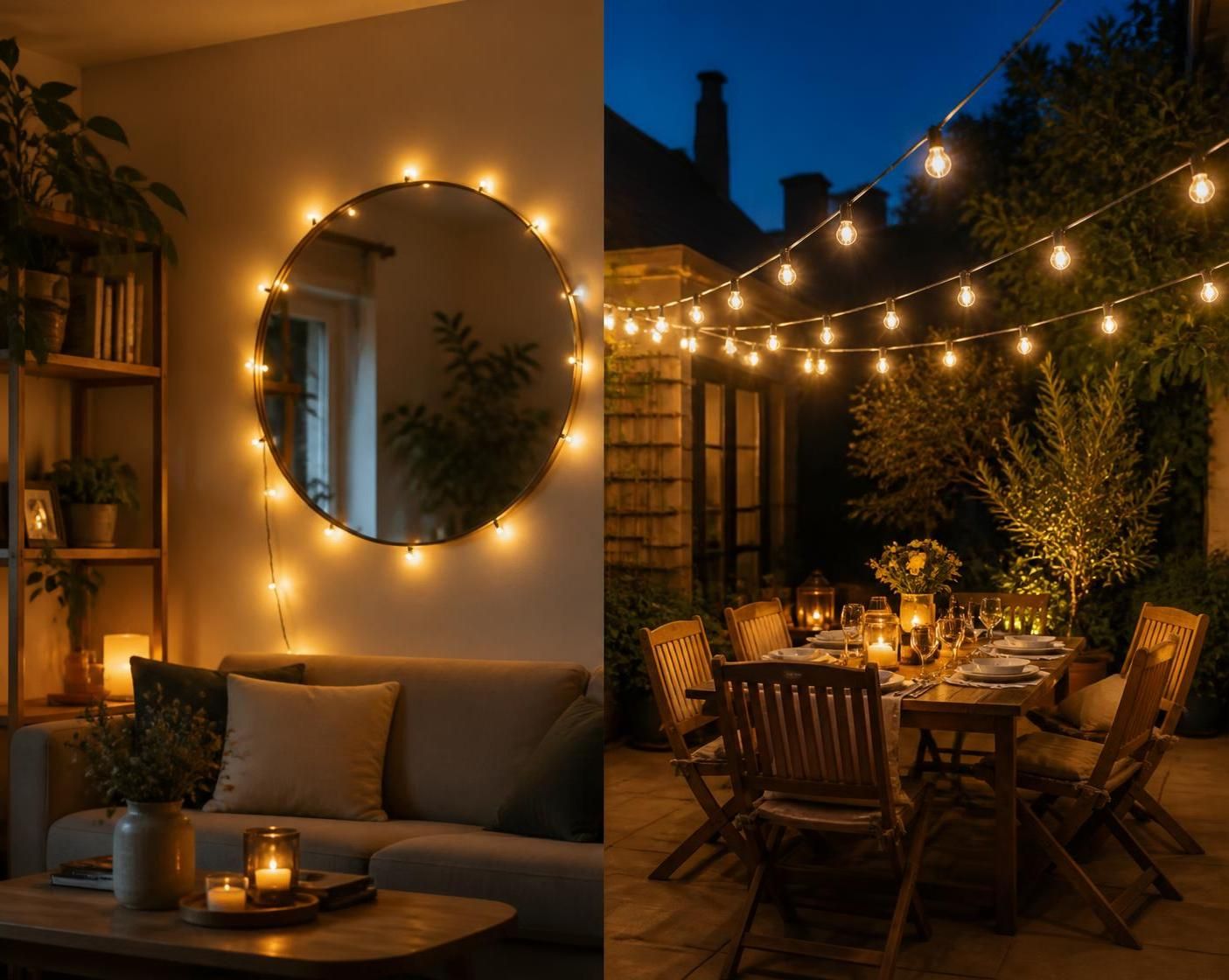 découvrez notre sélection de guirlandes lumineuses pour intérieur et extérieur : led, solaires, style guinguette et bien plus pour illuminer tous vos espaces avec charme et efficacité énergétique.