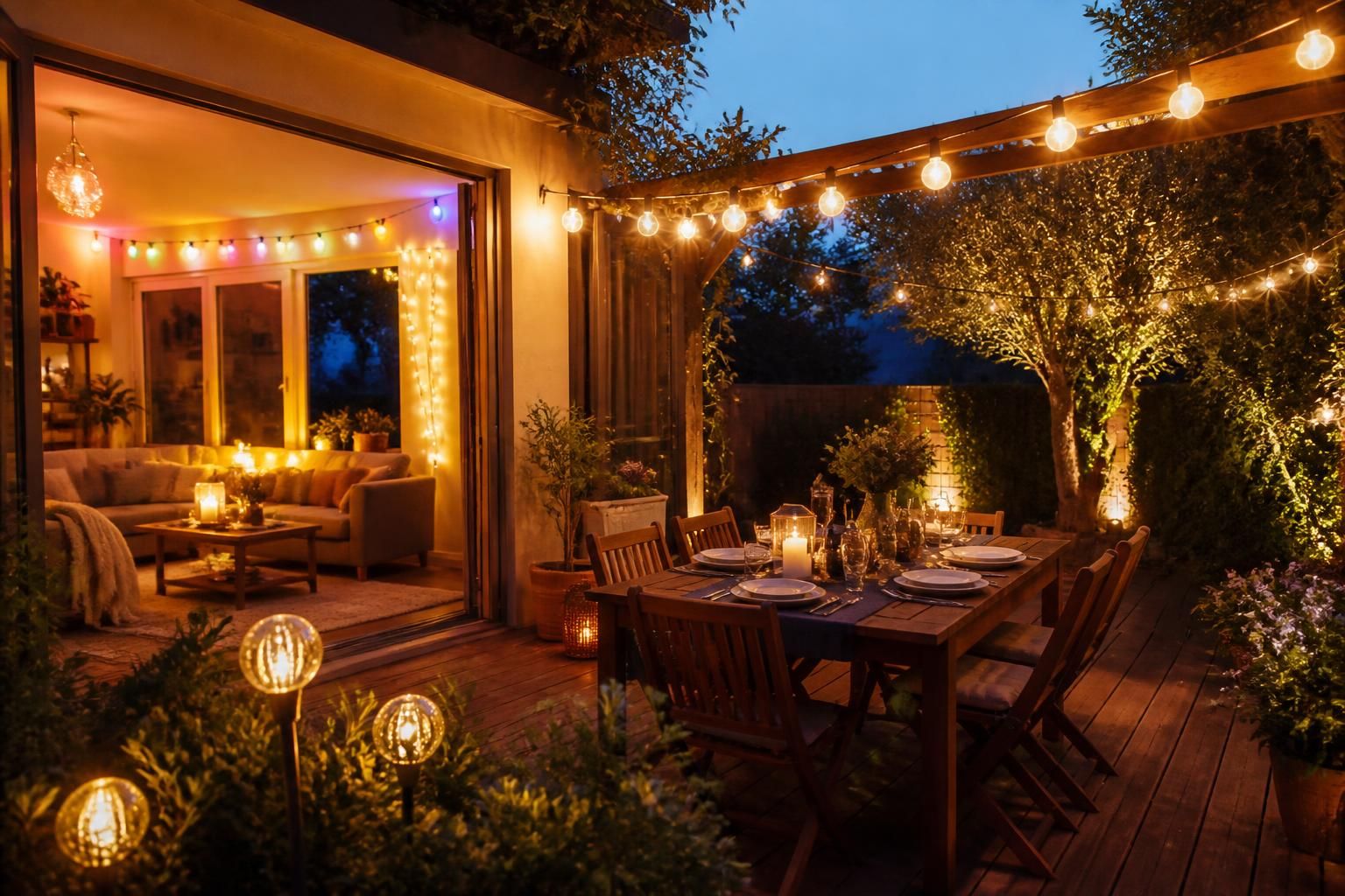 découvrez notre sélection de guirlandes lumineuses pour intérieur et extérieur : led économiques, guirlandes solaires écologiques, style guinguette et bien plus pour illuminer vos espaces en toute saison.