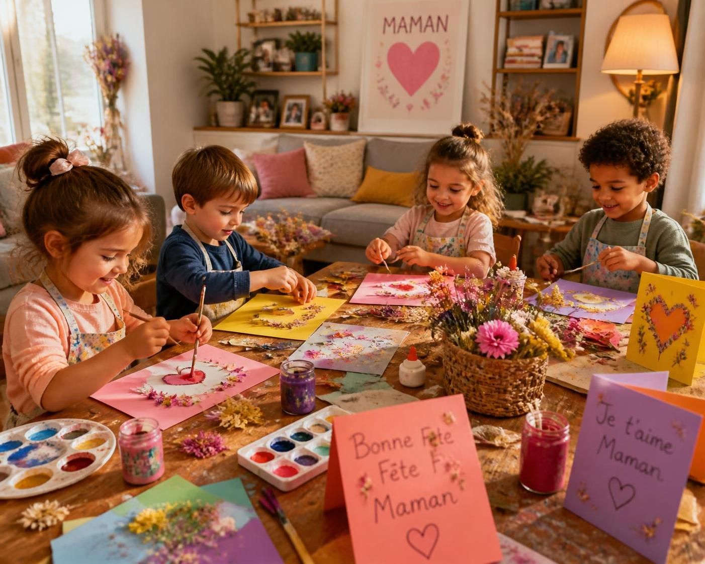découvrez des idées cadeaux originales pour la fête des mères, incluant des créations diy faciles à réaliser avec les enfants pour un geste plein d'amour et de créativité.