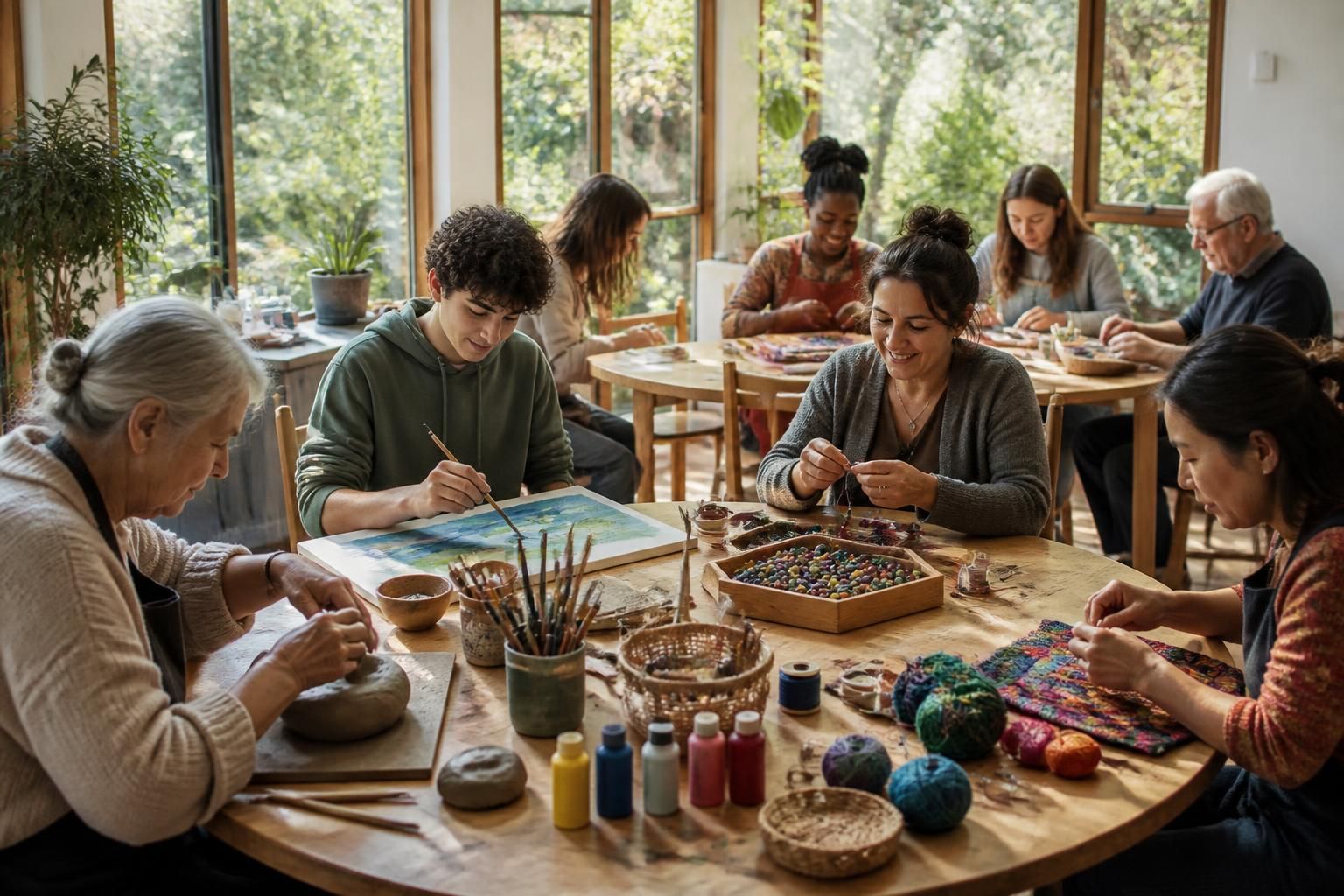 découvrez des idées d'activités manuelles créatives et adaptées pour adultes, adolescents et personnes âgées, favorisant détente, expression artistique et partage intergénérationnel.