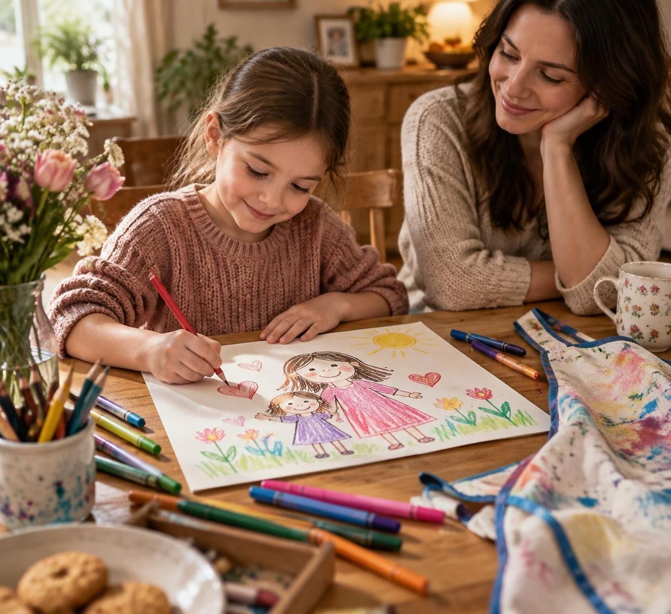 découvrez des idées de cadeaux autour du dessin pour enfant : anniversaires, fête des mères, matériel créatif et activités pour éveiller l’imagination.