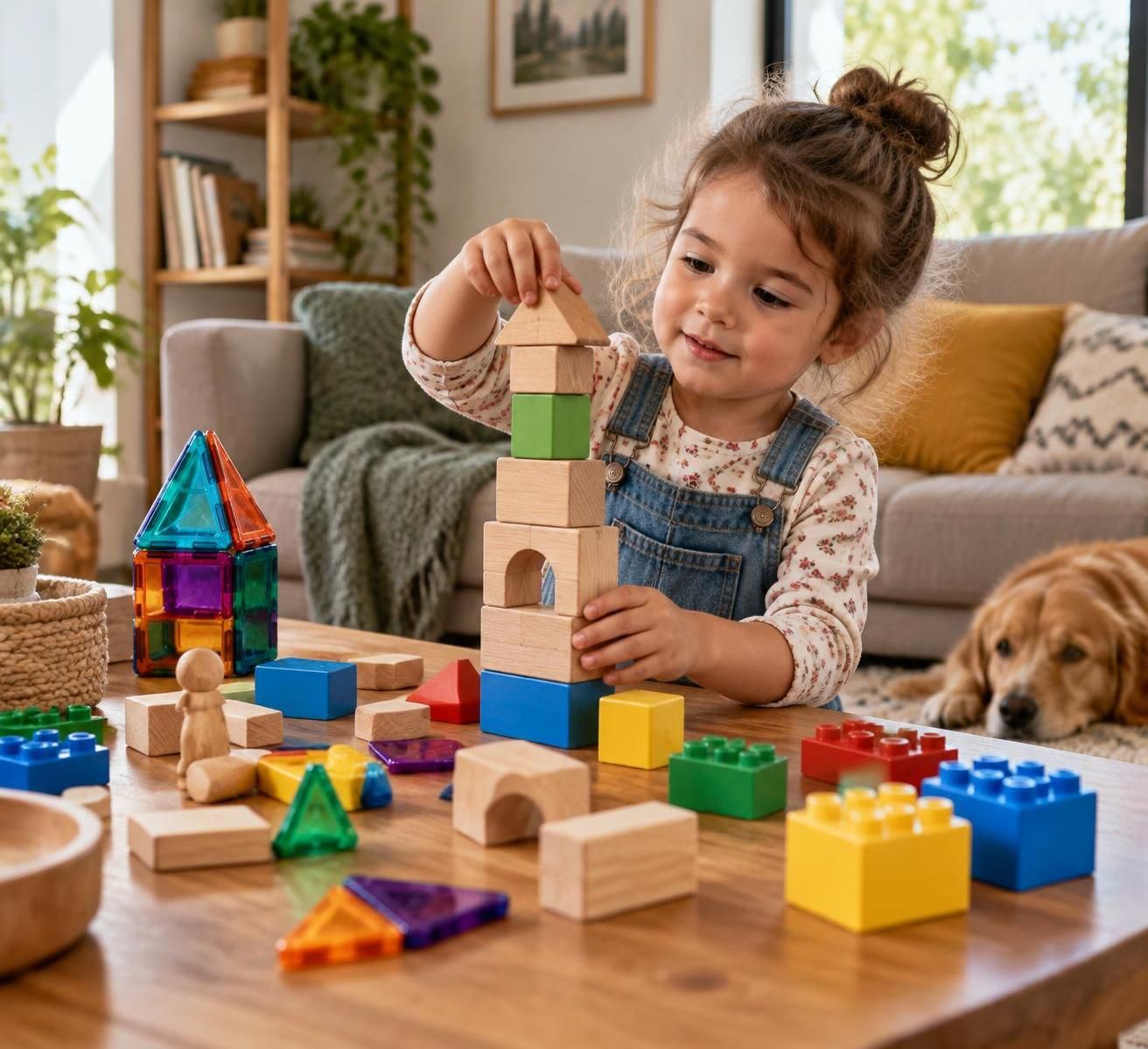 découvrez des jeux de construction en bois, magnétiques et créatifs pour stimuler l’imagination et accompagner les enfants à chaque âge.