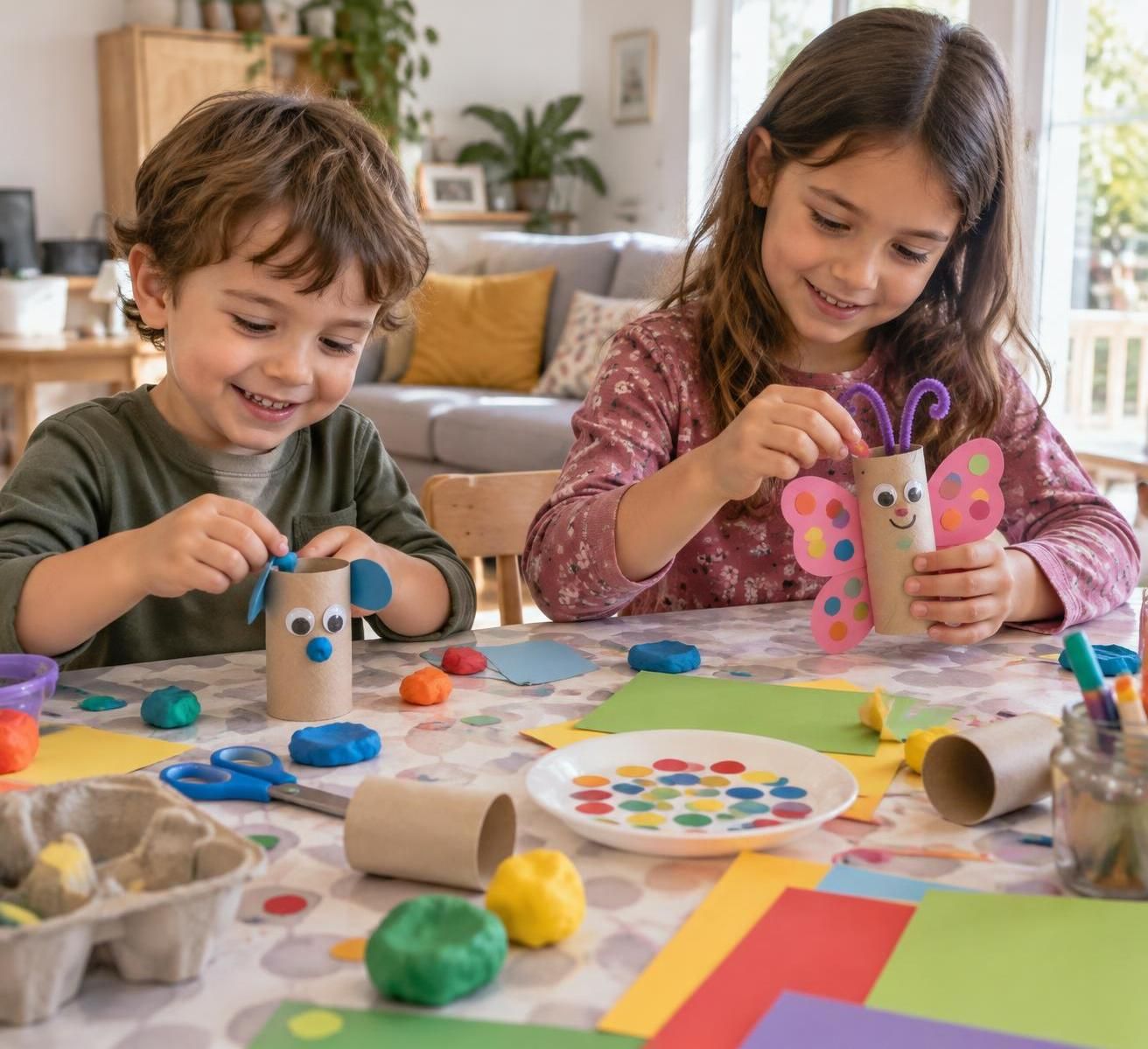 découvrez des jeux manuels créatifs pour les enfants de 2 à 8 ans : bricolages faciles, activités ludiques et idées adaptées à chaque âge.