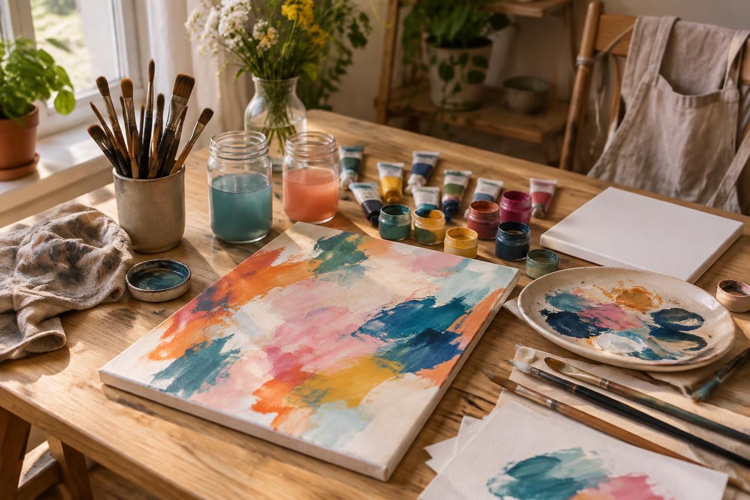 découvrez la peinture acrylique et la gouache : matériel essentiel, conseils et idées pour débuter facilement votre loisir créatif.