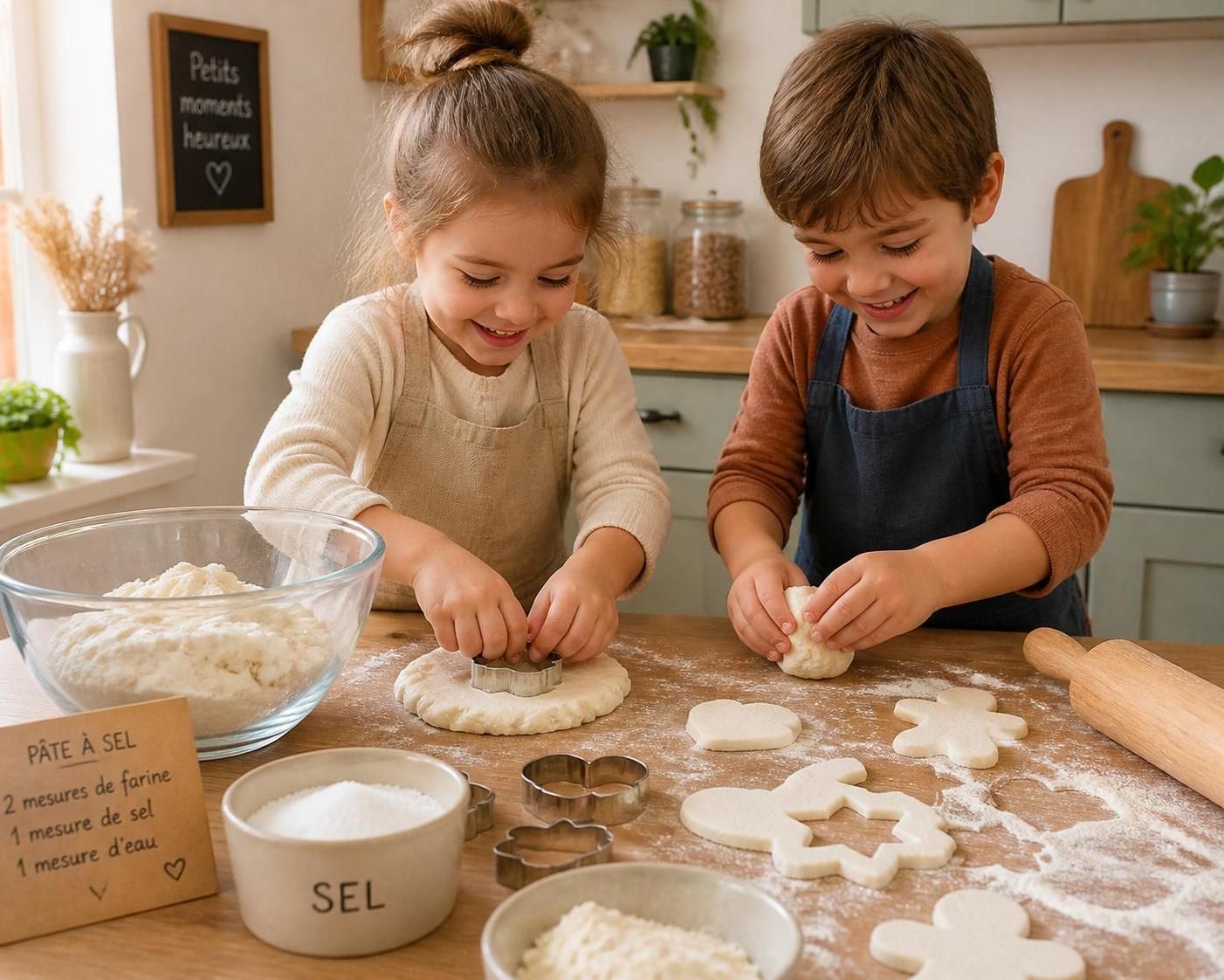 découvrez une recette simple et ludique de pâte à sel maison, idéale pour les enfants, avec des options de cuisson ou sans cuisson pour s'amuser en toute sécurité.