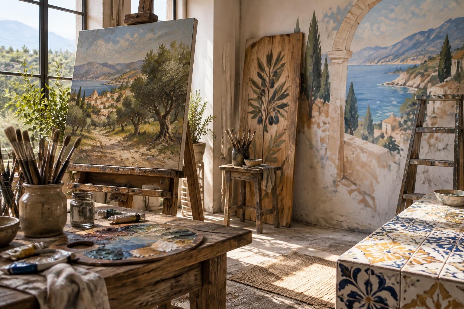 découvrez les techniques de peinture artistique sur toile, bois, mur et carrelage pour créer des œuvres uniques et personnaliser vos surfaces.