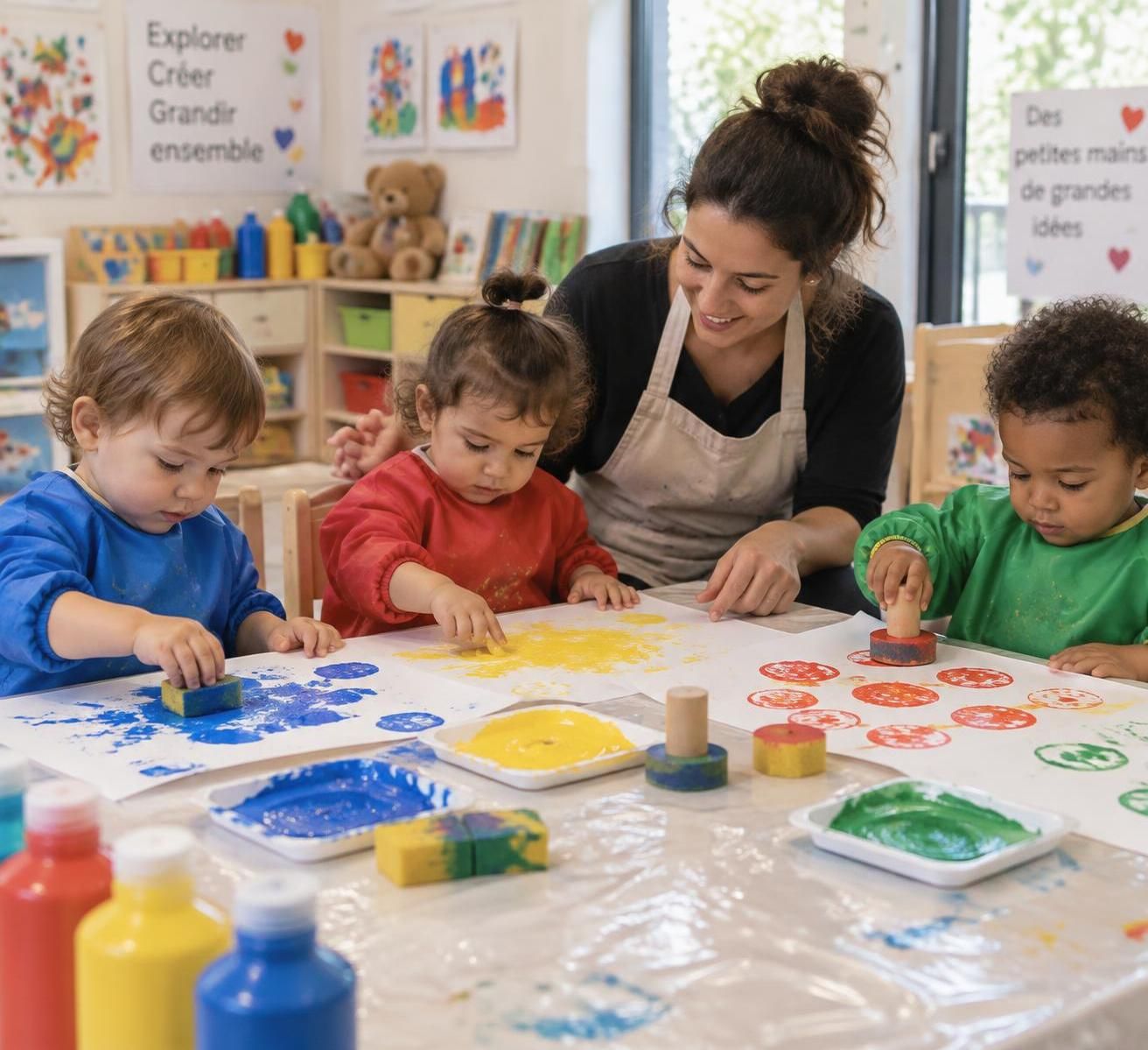 découvrez 23 techniques de peinture amusantes et idées créatives pour éveiller les tout-petits à la crèche, avec des activités adaptées à leur âge.