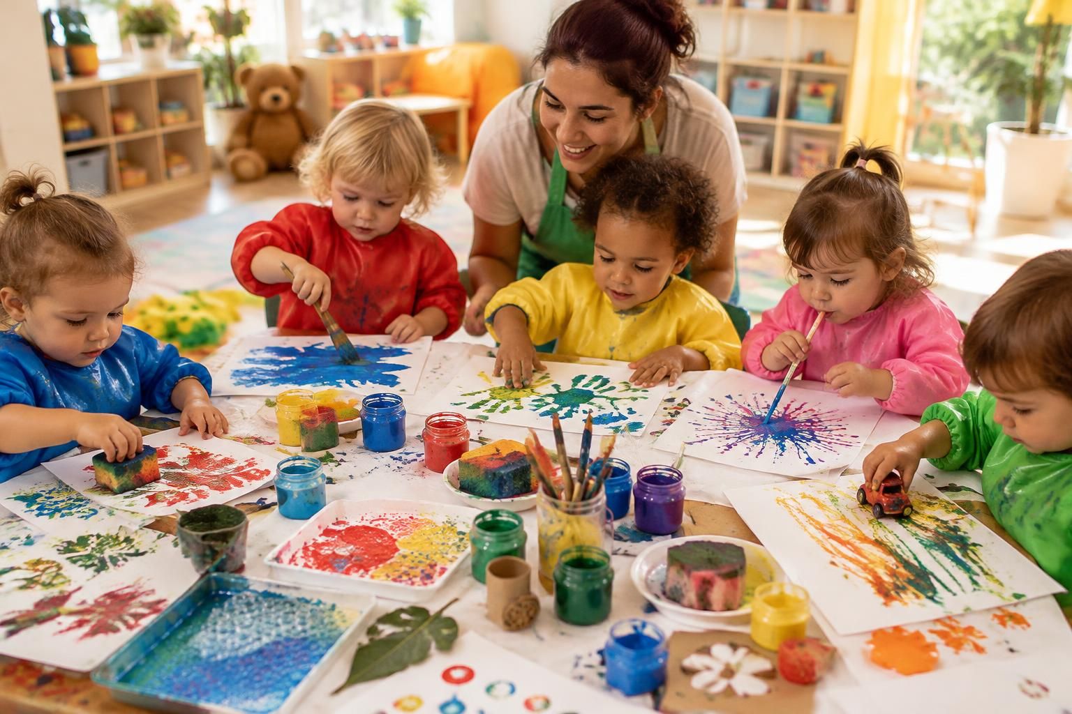 découvrez 23 techniques de peinture amusantes et idées créatives pour éveiller les tout-petits à l’art en crèche, avec des activités adaptées à leur âge.