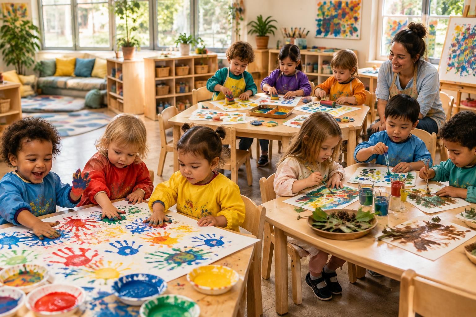 découvrez des techniques de peinture en maternelle adaptées à chaque âge et section, avec des idées originales pour éveiller la créativité des enfants.