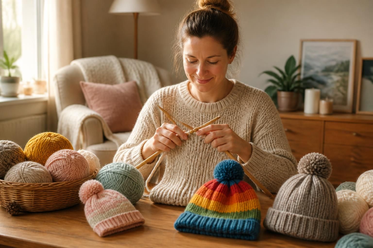 apprenez à tricoter un bonnet facilement avec nos modèles simples et adaptés pour bébé, enfant et adulte. parfait pour débutants et passionnés de tricot.