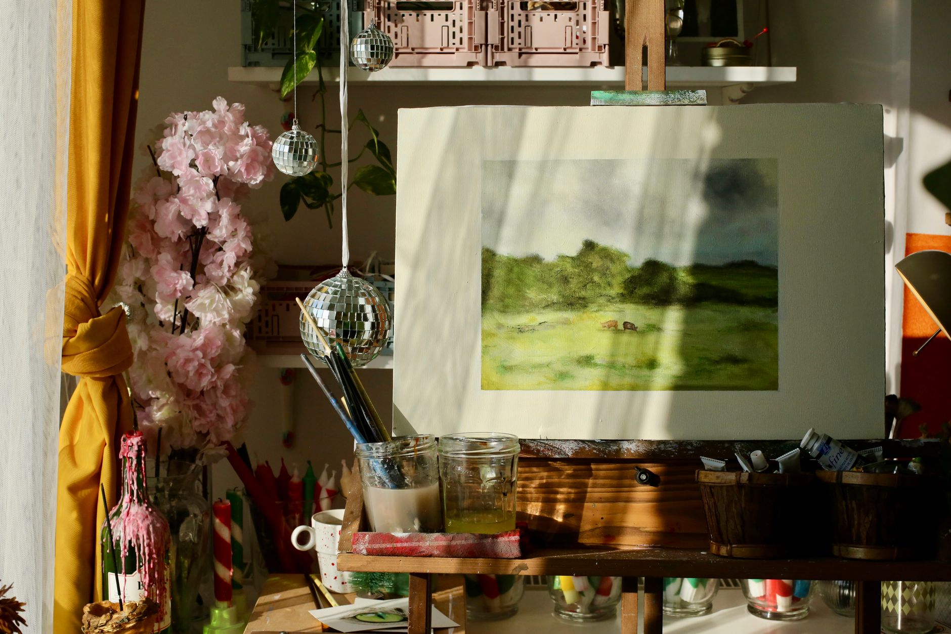 Apprendre à peindre des paysages faciles pas à pas, sans pression — tutoriel de peinture de paysage facile