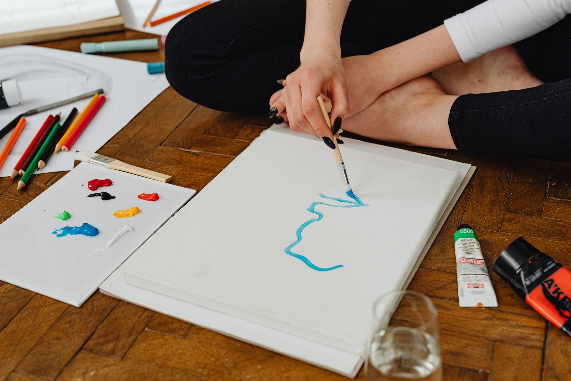 Choisir des idées de peinture acrylique adaptées à son niveau — matériel de peinture acrylique toile